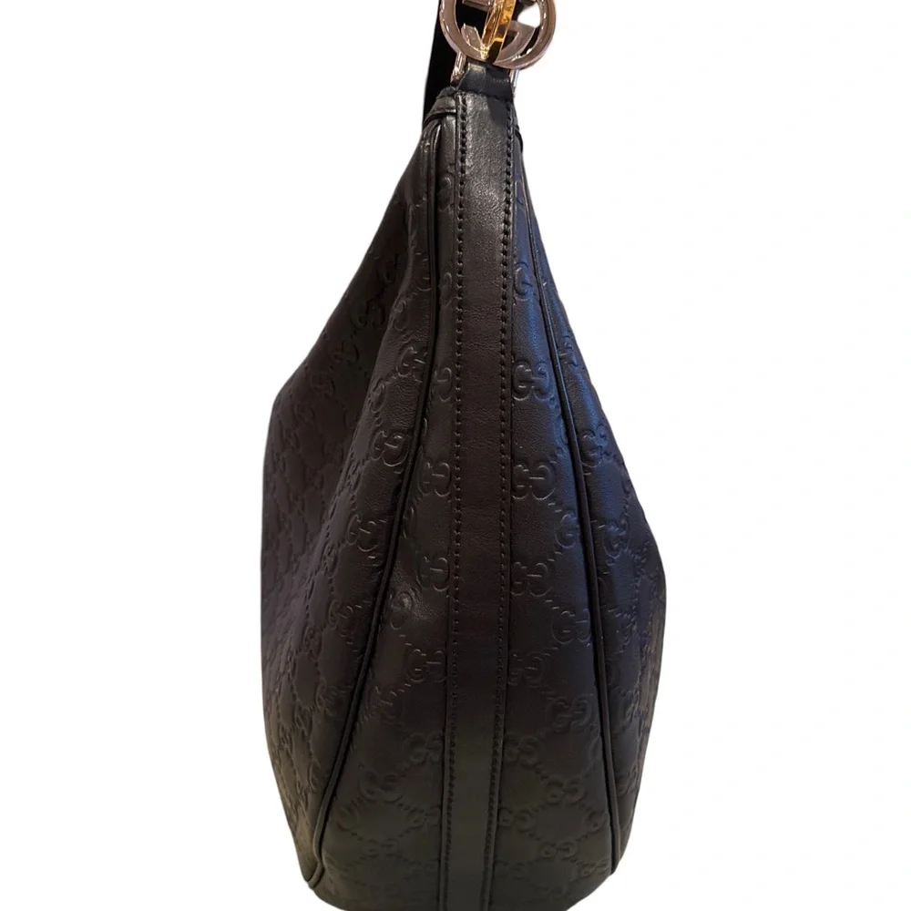 GUCCI Guccissima GG Twin Hobo